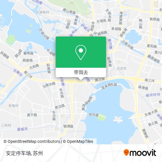 安定停车场地图