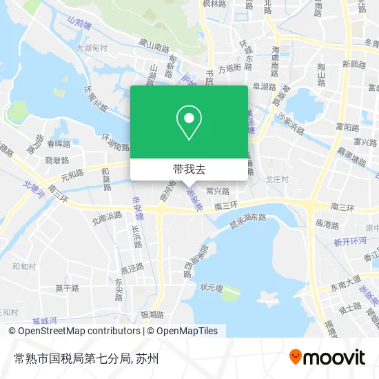 常熟市国税局第七分局地图