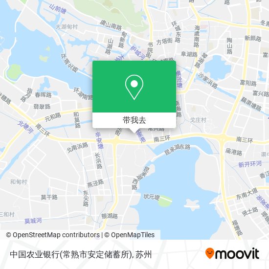 中国农业银行(常熟市安定储蓄所)地图