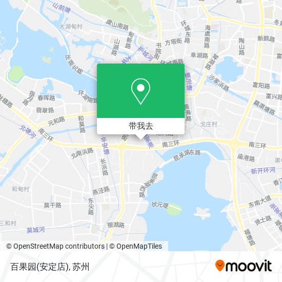 百果园(安定店)地图