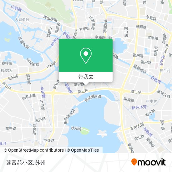 莲富苑小区地图