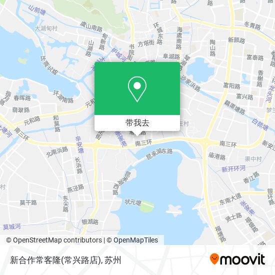 新合作常客隆(常兴路店)地图