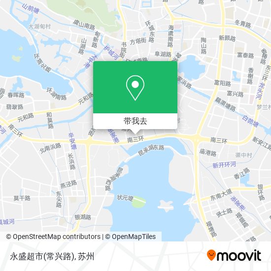 永盛超市(常兴路)地图
