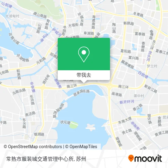常熟市服装城交通管理中心所地图