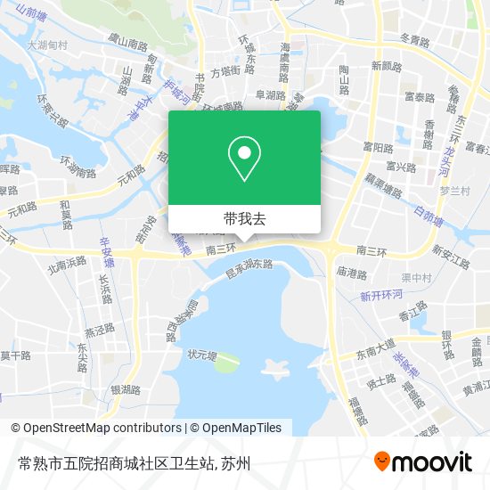 常熟市五院招商城社区卫生站地图