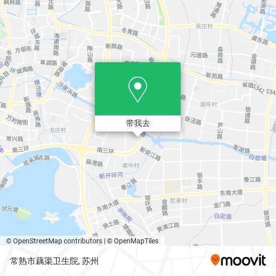 常熟市藕渠卫生院地图