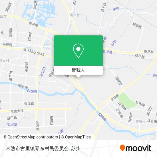 常熟市古里镇琴东村民委员会地图