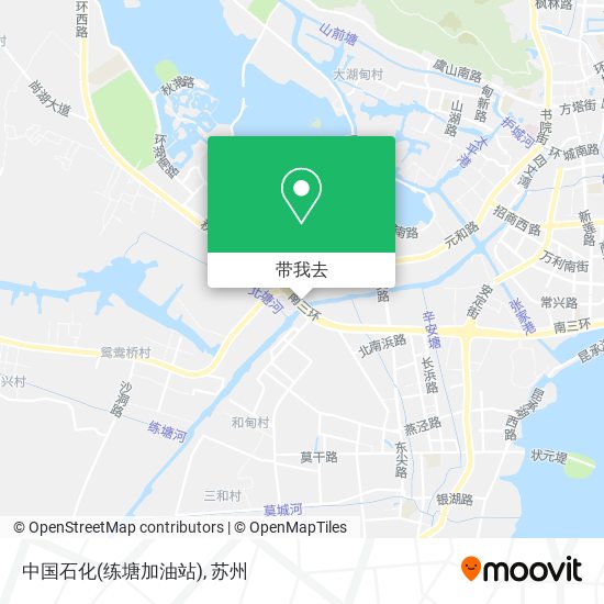 中国石化(练塘加油站)地图