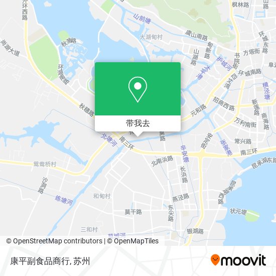 康平副食品商行地图