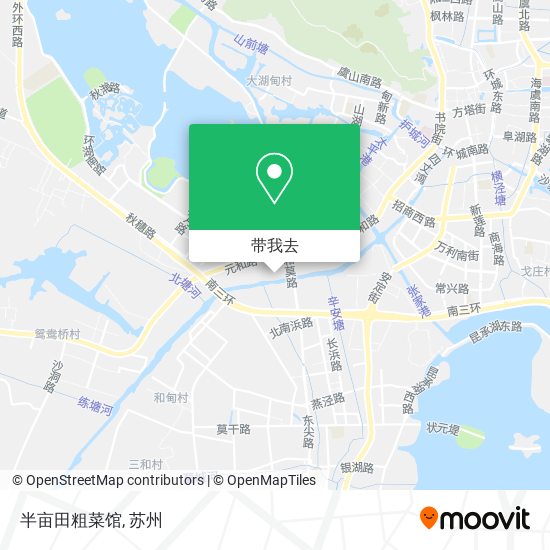 半亩田粗菜馆地图