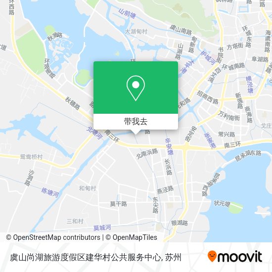 虞山尚湖旅游度假区建华村公共服务中心地图