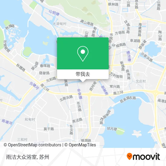 雨洁大众浴室地图