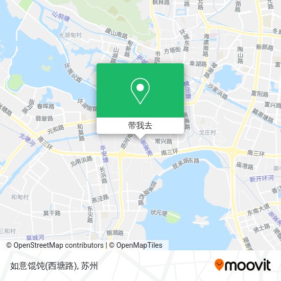 如意馄饨(西塘路)地图