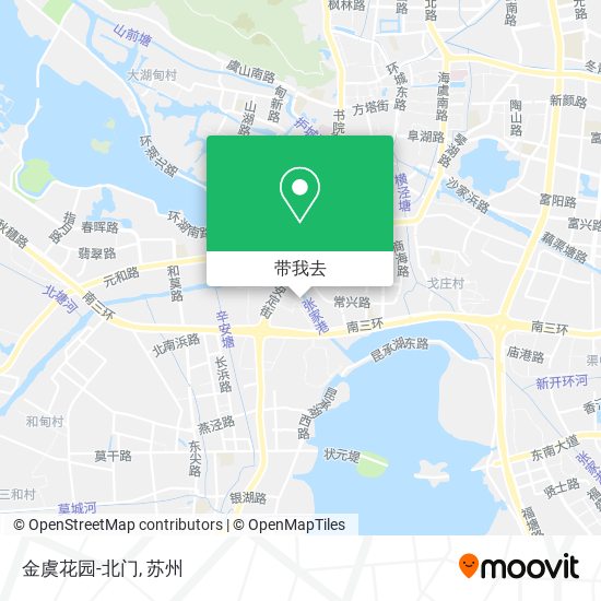 金虞花园-北门地图