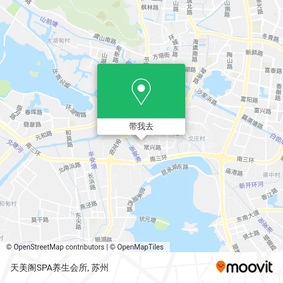 天美阁SPA养生会所地图