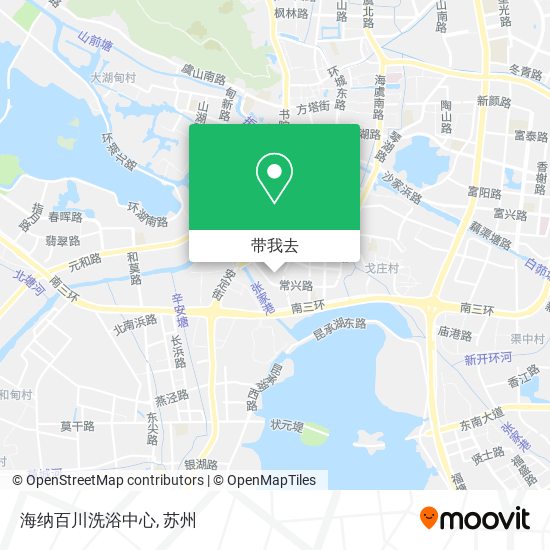 海纳百川洗浴中心地图