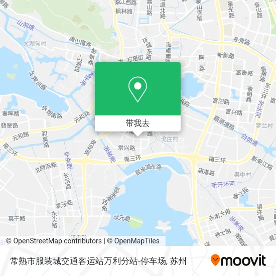 常熟市服装城交通客运站万利分站-停车场地图