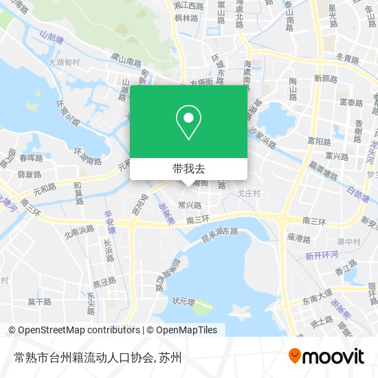 常熟市台州籍流动人口协会地图