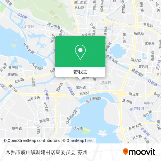 常熟市虞山镇新建村居民委员会地图
