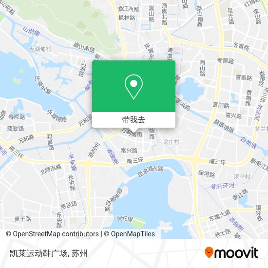 凯莱运动鞋广场地图