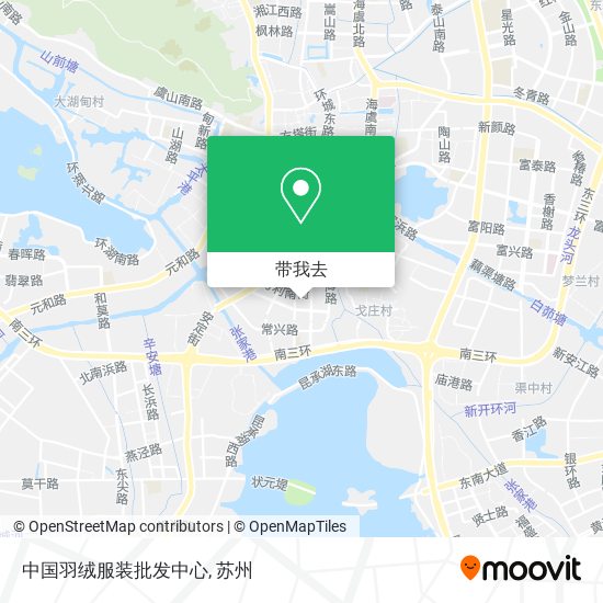 中国羽绒服装批发中心地图