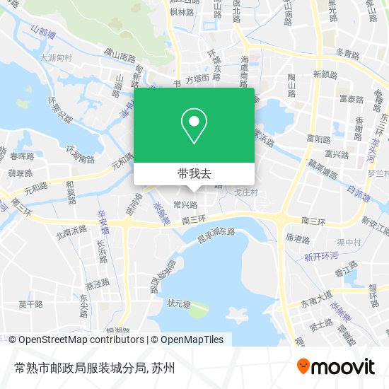 常熟市邮政局服装城分局地图