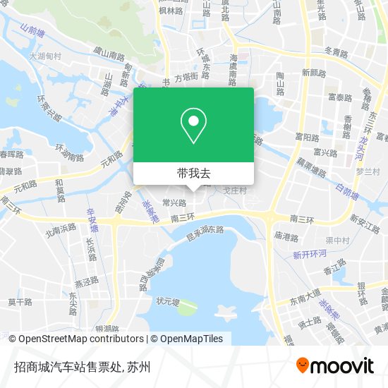 招商城汽车站售票处地图