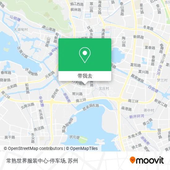 常熟世界服装中心-停车场地图
