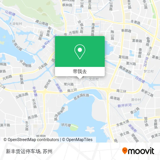 新丰货运停车场地图