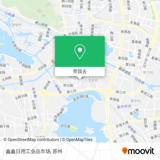 鑫鑫日用工业品市场地图