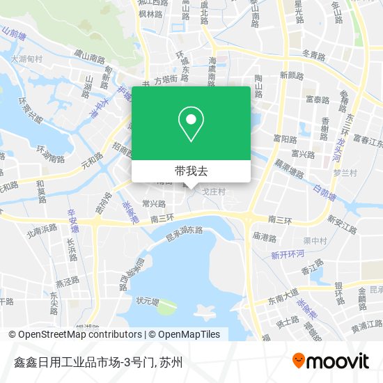 鑫鑫日用工业品市场-3号门地图