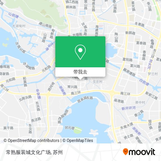 常熟服装城文化广场地图