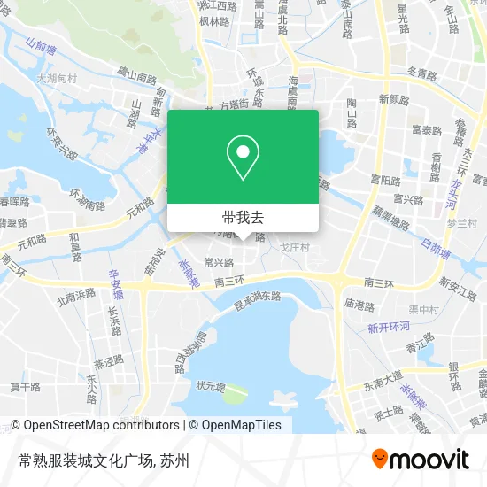 常熟服装城文化广场地图