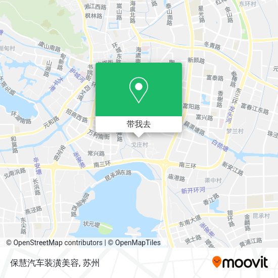 保慧汽车装潢美容地图