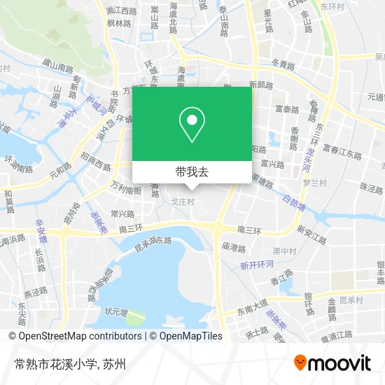 常熟市花溪小学地图