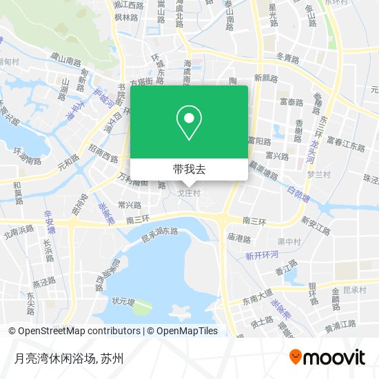 月亮湾休闲浴场地图