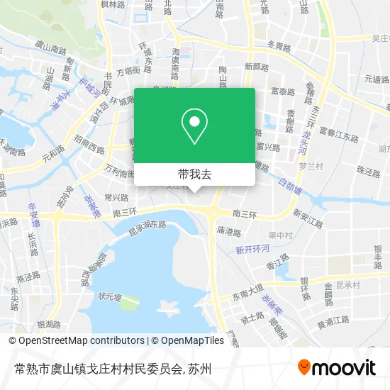 常熟市虞山镇戈庄村村民委员会地图