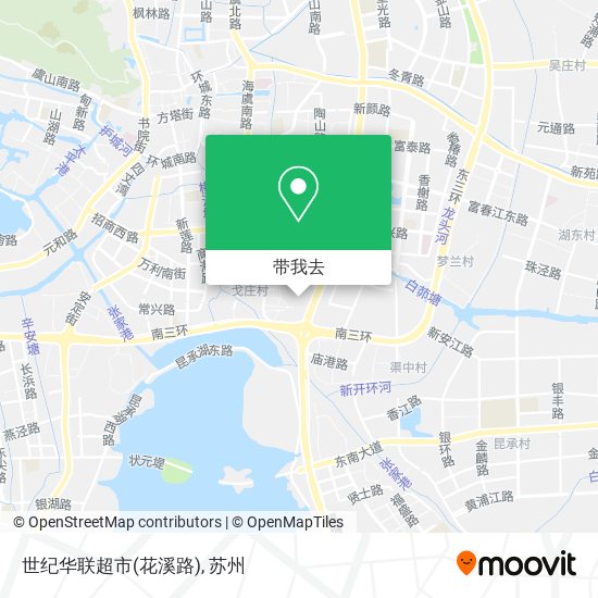 世纪华联超市(花溪路)地图