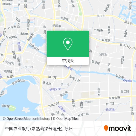 中国农业银行(常熟藕渠分理处)地图