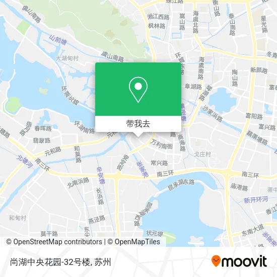 尚湖中央花园-32号楼地图