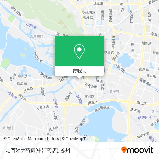 老百姓大药房(中江药店)地图