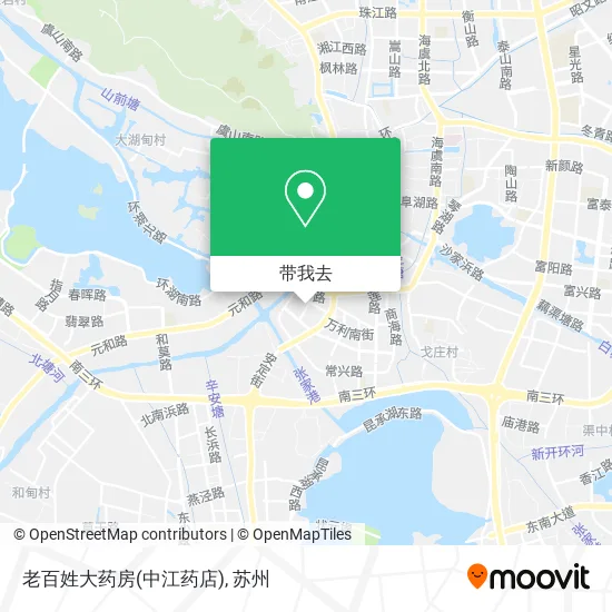 老百姓大药房(中江药店)地图