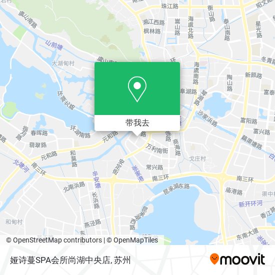 娅诗蔓SPA会所尚湖中央店地图
