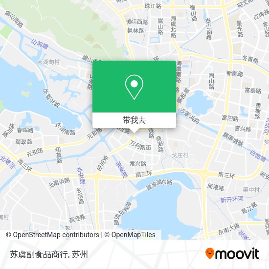 苏虞副食品商行地图