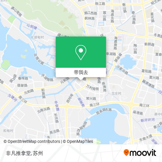 非凡推拿堂地图