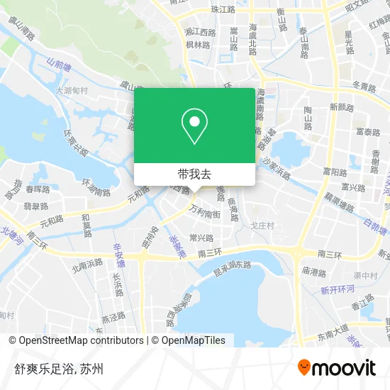 舒爽乐足浴地图