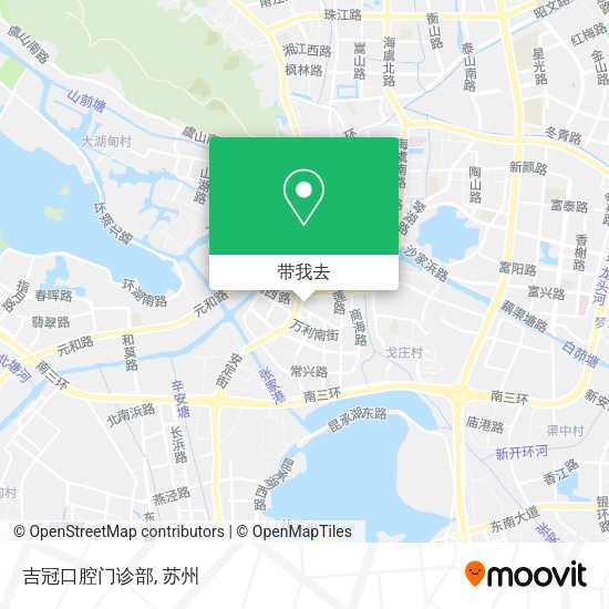 吉冠口腔门诊部地图