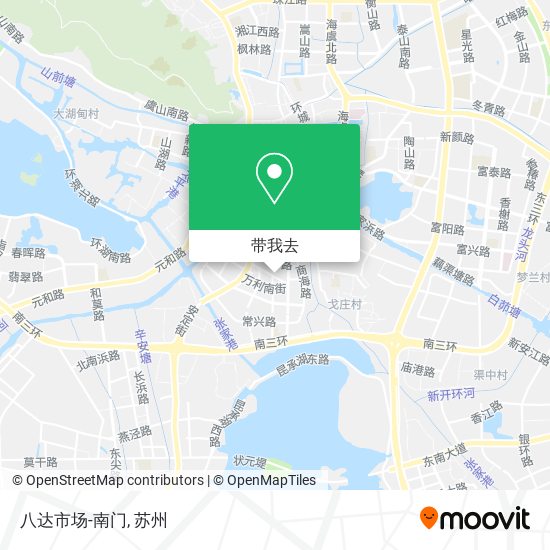 八达市场-南门地图