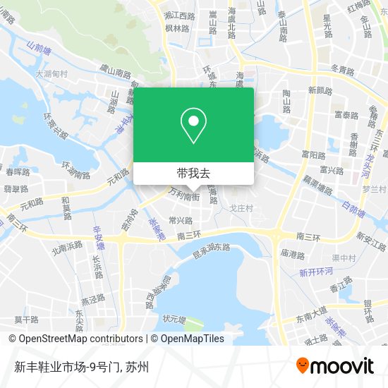新丰鞋业市场-9号门地图