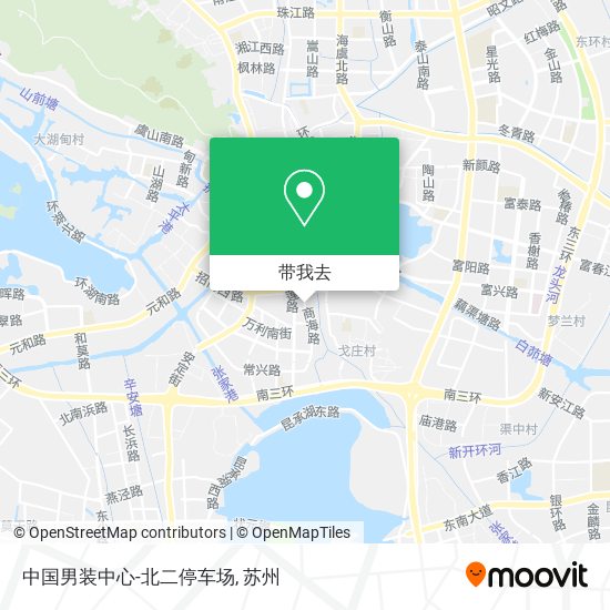 中国男装中心-北二停车场地图